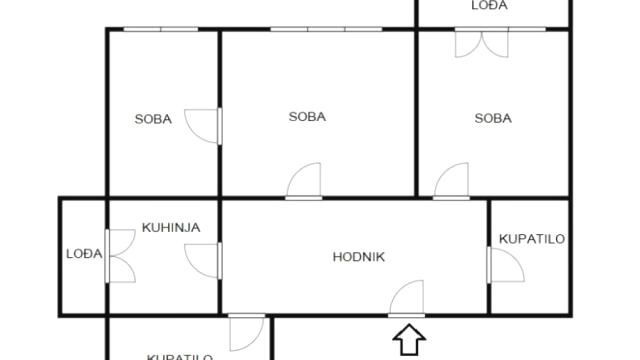 Stan, Trosoban, Prodaja, 66m2, Karaburma, Palilula, Salvadora Aljendea