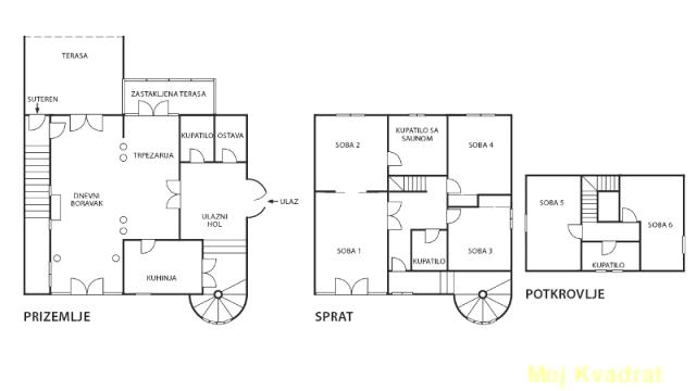 Kuća, Izdavanje, 375m2, Senjak, Savski venac, Sanje Živanovića