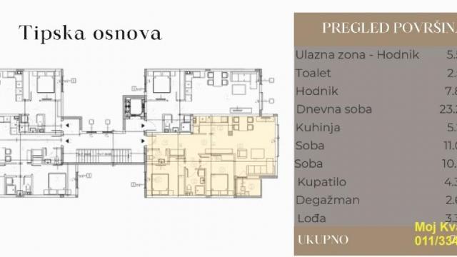 Stan, Trosoban, Prodaja, 73m2, Dušanovac, Voždovac, Ljube Nedića