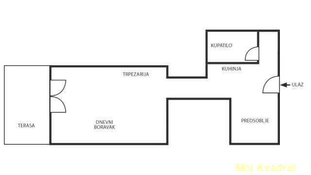 Stan, Jednosoban, Prodaja, 46m2, FON - Bilećka, Voždovac, Kačerska