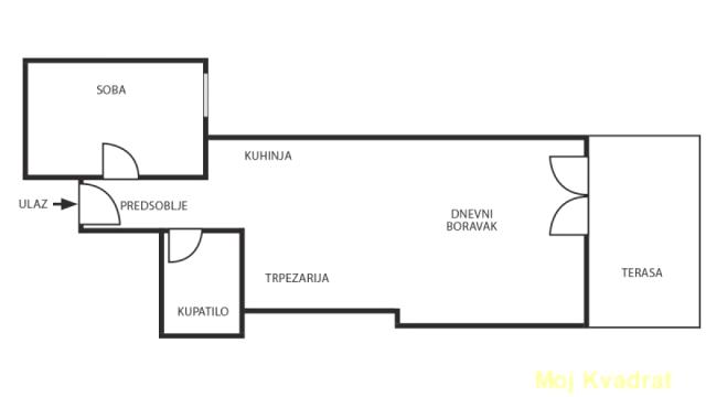 Stan, Jednoiposoban, Prodaja, 47m2, FON - Bilećka, Voždovac, Kačerska