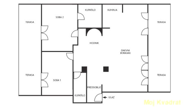 Stan, Trosoban, Prodaja, 172m2, Saobraćajni fakultet, Voždovac, Vojvode Stepe