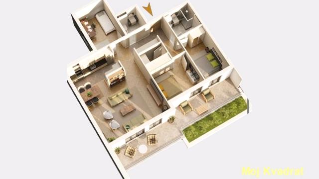 Stan, četvorosoban, Prodaja, 115m2, Bulbulder, Zvezdara, Krfska