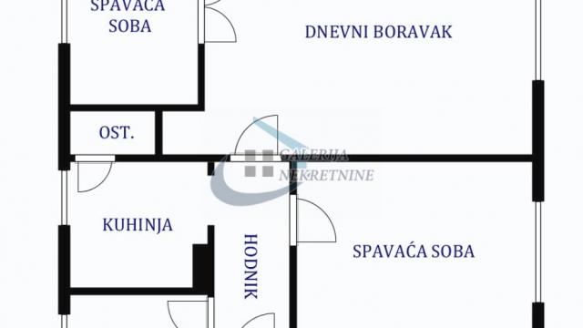 Stan, Dvoiposoban, Prodaja, 46m2, Pregrevica, Zemun, Cara Dušana