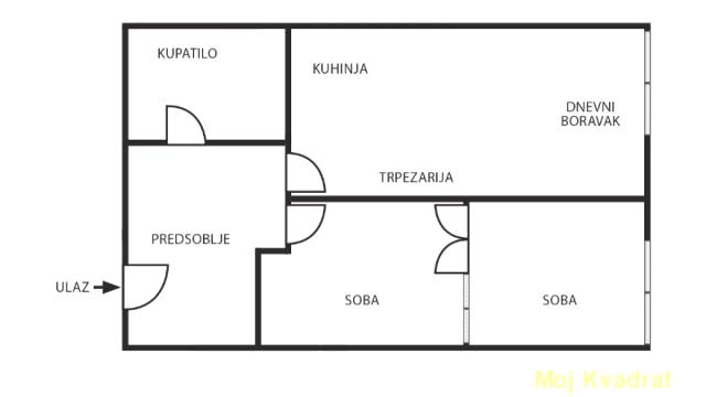 Stan, Jednoiposoban, Prodaja, 45m2, Banjica, Voždovac, Bulevar oslobođenja