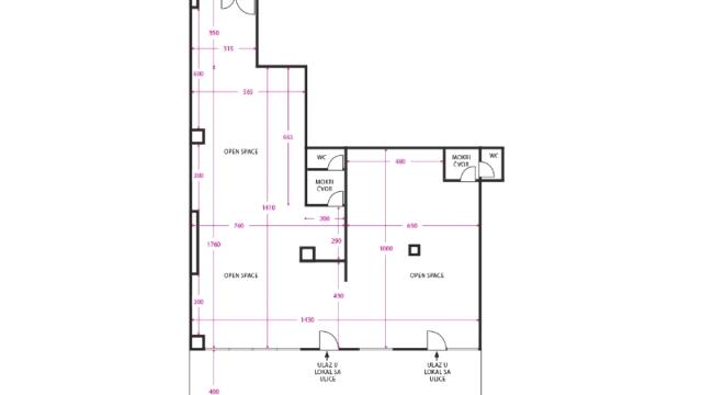 Poslovni prostor, Izdavanje, 180m2, Djeram pijaca, Zvezdara, Dimitrija Tucovića