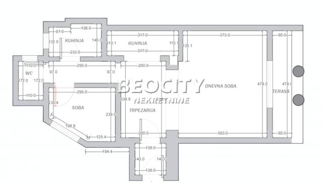 Stan, Dvosoban, Prodaja, 50m2, Terazije, Stari grad, Nušićeva