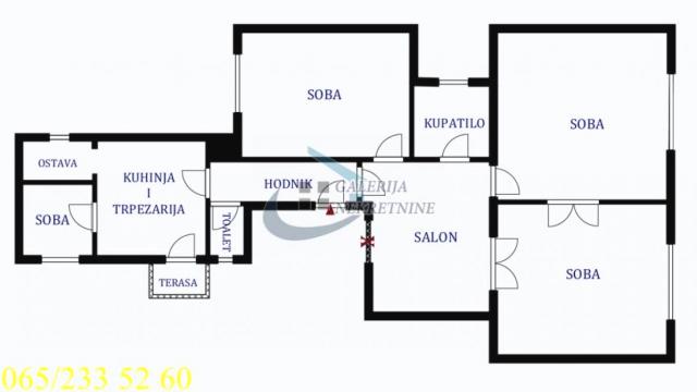 Stan, četvoroiposoban, Prodaja, 113m2, Andrićev venac, Stari grad, Kneza Miloša