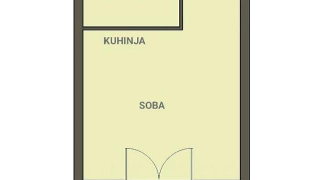 Stan, Jednosoban, Prodaja, 27m2, Severni bulevar, Zvezdara, Ledinačka