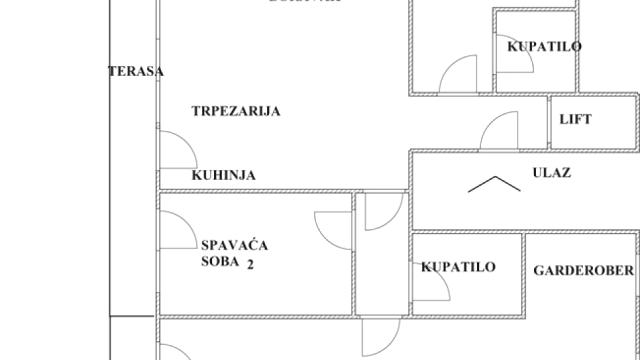 Stan, četvorosoban, Prodaja, 170m2, Karadjordjev park, Vračar, Lamartinova