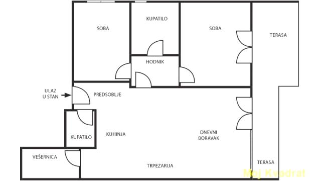 Stan, Trosoban, Prodaja, 94m2, Voždovačka crkva, Voždovac, Bože Jankovića