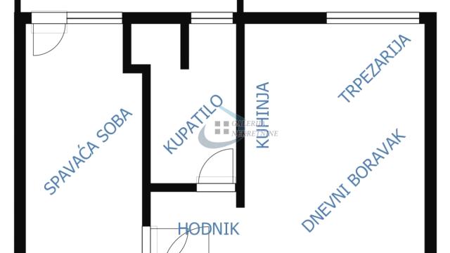 Stan, Dvosoban, Izdavanje, 39m2, Krunska, Vračar, Njegoševa