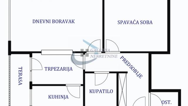 Stan, Dvosoban, Prodaja, 67m2, Blok 70 (kineski tržni centar), Novi Beograd, Jurija Gagarina