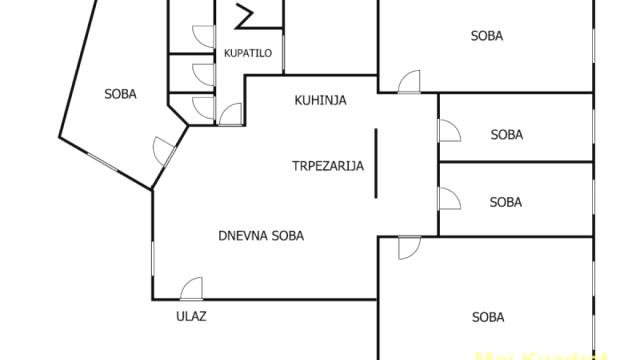 Stan, Petosoban, Prodaja, 101m2, Ekonomski fakultet, Savski venac, Karađorđeva