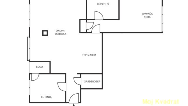 Stan, Dvosoban, Prodaja, 70m2, Hram svetog Save, Vračar, Hadži Melentijeva