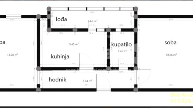Stan, Dvosoban, Prodaja, 57m2, Šimanovci, Okolno mesto, Novo naselje