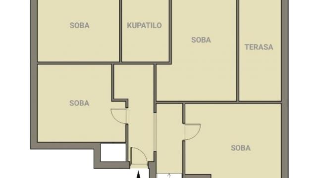 Stan, Petosoban, Prodaja, 107m2, Dedinje, Savski venac, Alekse Bačvanskog