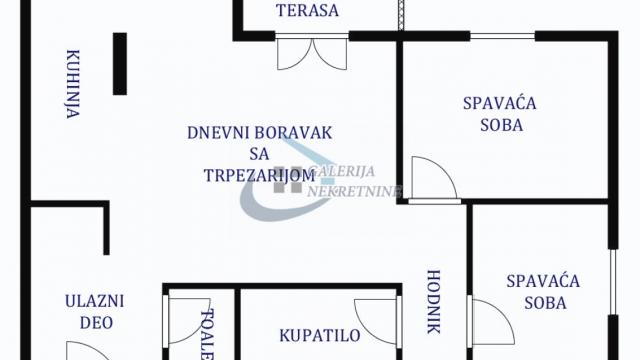 Stan, Dvoiposoban, Prodaja, 52m2, Centar, Rakovica, Kraljice Jelene