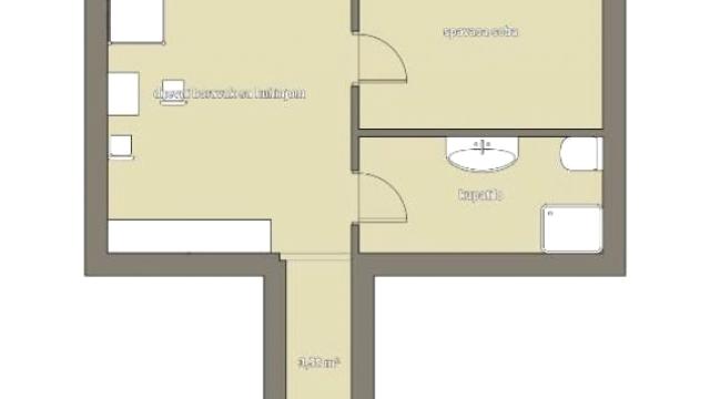 Stan, Jednoiposoban, Prodaja, 30m2, Palata pravde, Savski venac, Risanska