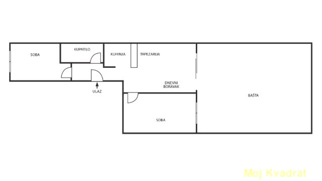Stan, Dvoiposoban, Prodaja, 53m2, Crveni krst, Vračar, Sazonova
