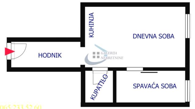 Stan, Jednoiposoban, Prodaja, 29m2, Savski trg - Pristanište, Savski venac, Risanska