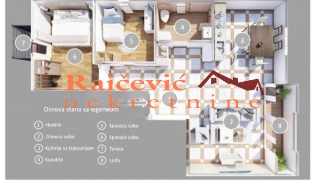 Stan, Trosoban, Prodaja, 83m2, Profesorska kolonija, Palilula, Mise Vujica