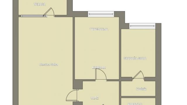 Stan, Dvosoban, Prodaja, 61m2, Čukarička padina, Čukarica, Obalskih radnika