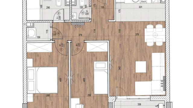 Stan, Trosoban, Prodaja, 65m2, New Minel