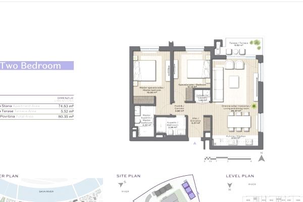 prodaja, stanova,
beograd-na-vodi-savski-venac-beograd, 1048520, trosoban-kraljice-drage-obrenovic