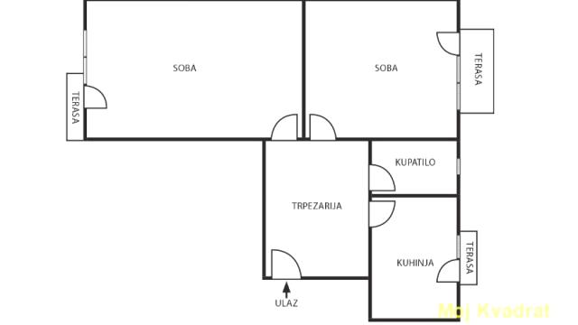 Stan, Dvosoban, Prodaja, 74m2, Kalenić pijaca, Vračar, Hadži Đerina