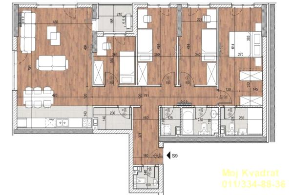 prodaja, stanova,
blok-60-airport-city-novi-beograd-beograd, 1050823, cetvorosoban-tosin-bunar