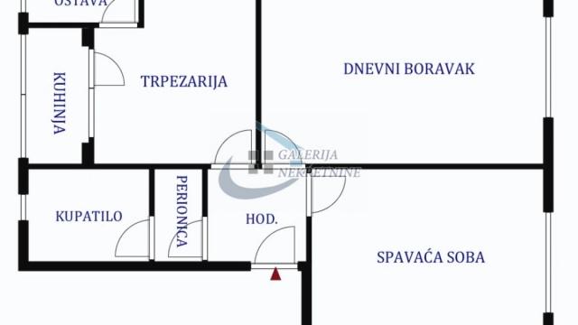 Stan, Dvosoban, Prodaja, 62m2, Krunska, Vračar, Njegoševa