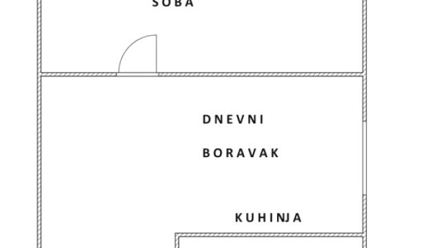 Stan, Jednoiposoban, Prodaja, 32m2, Mirijevo, Zvezdara, Milićeva