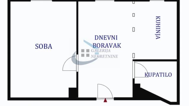 Stan, Dvosoban, Prodaja, 37m2, Djeram pijaca, Zvezdara, Đakovačka