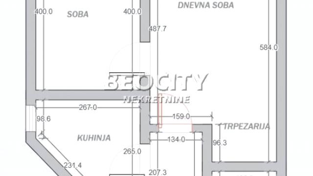 Stan, Dvosoban, Prodaja, 42m2, Stari Merkator, Novi Beograd, Mihajla Pupina