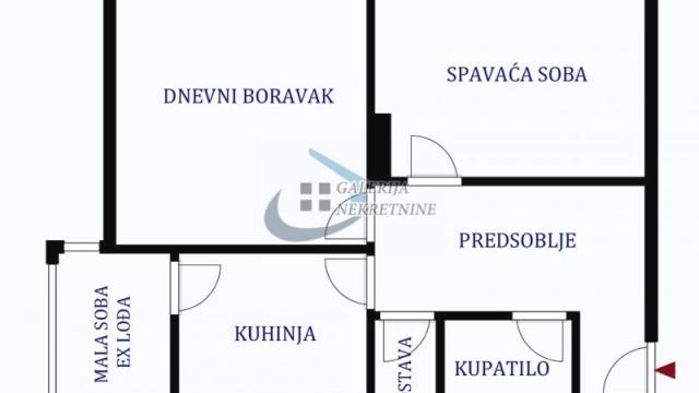 Stan, Dvoiposoban, Prodaja, 57m2, Hadžipopovac, Palilula, Albanske spomenice