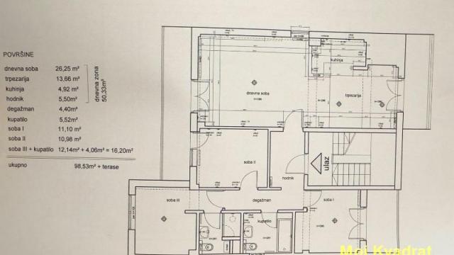 Stan, četvorosoban, Prodaja, 123m2, Sunčana padina, Čukarica, Veljka Petrovića