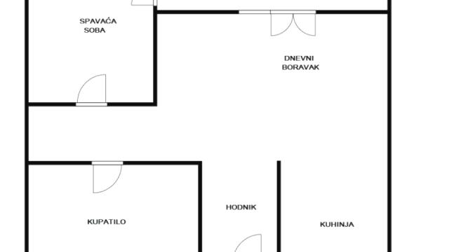 Stan, Dvosoban, Prodaja, 49m2, Blok 60 (Airport City), Novi Beograd, Đorđa Stanojevića