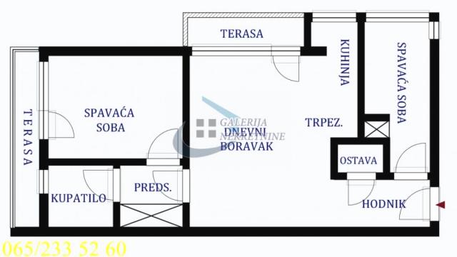 Stan, Dvoiposoban, Izdavanje, 68m2, Palilulska pijaca, Palilula, 27. marta