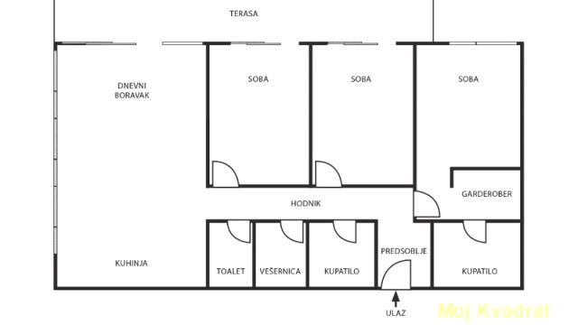Stan, četvorosoban, Prodaja, 147m2, Beograd na vodi, Savski venac, Hercegovačka