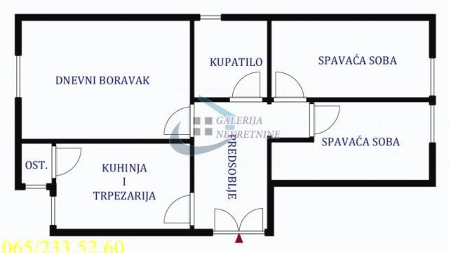 Stan, Dvoiposoban, Prodaja, 57m2, Skadarlija, Stari grad, Bulevar despota Stefana