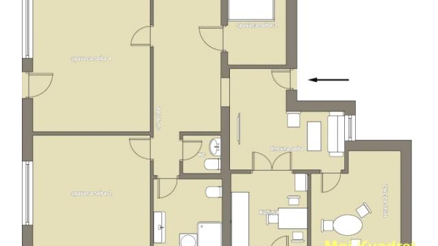 Stan, četvorosoban, Prodaja, 116m2, FON - Bilećka, Voždovac, Nikole Đurkovića