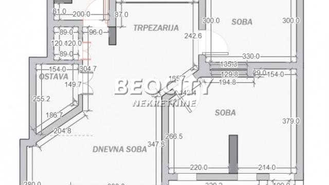 Stan, Trosoban, Prodaja, 78m2, Atelje 212, Stari grad, Milutina Bojića