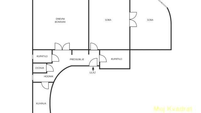 Stan, Trosoban, Prodaja, 110m2, Centar, Stari grad, Balkanska