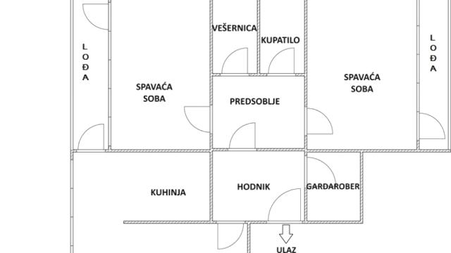 Stan, Trosoban, Prodaja, 103m2, Blok 37, Novi Beograd, Bulevar Milutina Milankovića