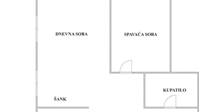 Stan, Dvosoban, Prodaja, 48m2, Žarkovo, Čukarica, Odabašićeva