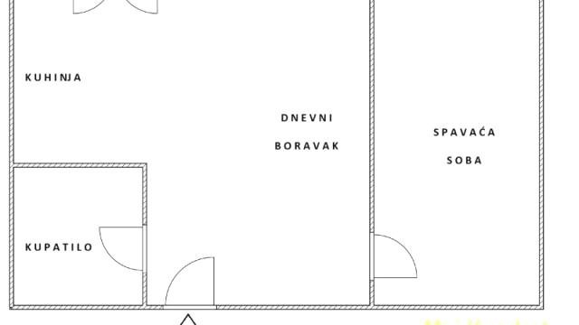 Stan, Dvosoban, Prodaja, 44m2, Paviljoni, Novi Beograd, Radoja Dakića