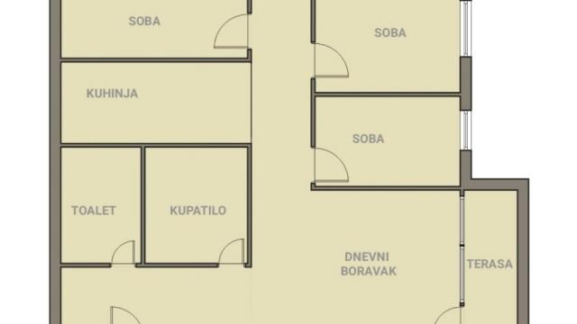 Stan, Troiposoban, Prodaja, 74m2, Karaburma, Palilula, Vojvode Micka Krstića