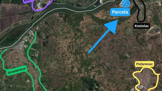 Plac, Prodaja, m2, Ostrovo, Kostolac, Ostrovo