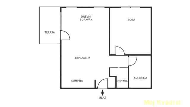 Stan, Dvosoban, Prodaja, 56m2, Beograd na vodi, Savski venac, Luke Ćelovića Trebinjca